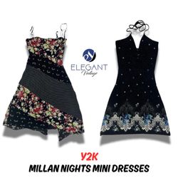 Y2K Millan Nights Mini Dresses - EV0133