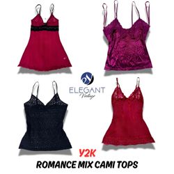 Y2K Romance Mix Cami Tops - EV0136
