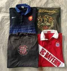 Yves Saint Laurent and vintage mix brand t-shirts