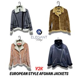 Y2K European Style Suede Jackets - EV0161