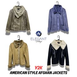 Y2K American Style Suede Jackets - EV0162