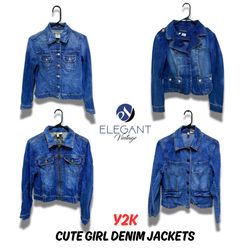 Jaquetas de Denim para Meninas Fofo Y2K - EV0168