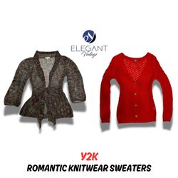 Y2K Romantic Knitwear Sweaters - EV0181