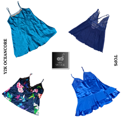 Y2K OCEAN CORE TOPS