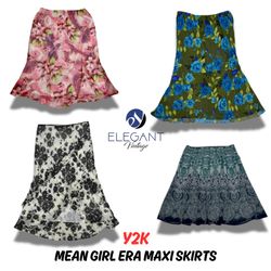 Y2K Mean Girl Era Maxi Skirts - EV0192