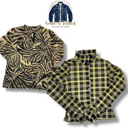 Blusa in rete con maniche lunghe