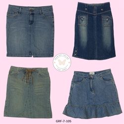 Y2K Denim Dream | Gonne Midi Che Spaccano (GRF-7-1..
