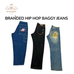 Mixed Branded Hip hop Baggy jeans