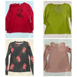 Vintage printed top blouse RV-20