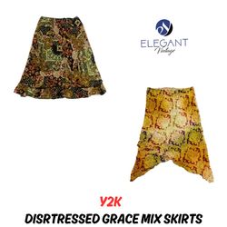 Y2K Distressed Grace Mix Röcke - EV0700