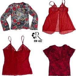 Y2K Love Story Mix Tops  (RW-482)