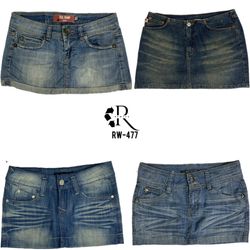 Gonne Mini in Denim Y2K IT Girl (Rw-477)