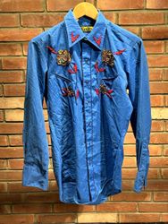 Fire print shirts