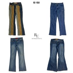 Y2K IT Girl Jeans de Denim Únicos (RE-1561)