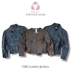 Vintage Real Leather Jacket Bundle – Clean Cuts