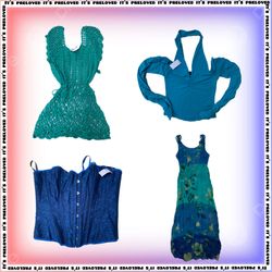 Solo Blue-tiful Vibes Bundle Top, Abiti e Gonne mi..