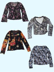 Manche en Mesh Retro Romance (TS-621)