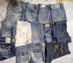 AL MOST FAMOUS AND OTHER BRAND MINI MICRO SHORTS (..