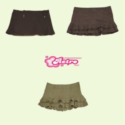 Office Siren Y2K Pleated Skirts (July- 38)