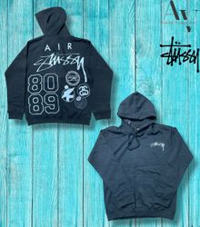 Stussy rework style stussy X nike Reversible hoodi..