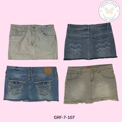 Early 2000s Distressed Denim Mini | Grunge Energy ..