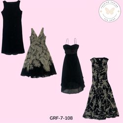 Midnight Nylon | Y2K Polycore Dresses (GRF-7-108)