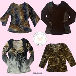 Y2K Blossom Mood | Printed Vintage Blouse (GRF-7-1..