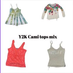 Y2K Italian Summer Cute Cami Tops Mix (10)