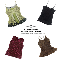 Y2K European Girls Holiday Cami Tops Mix (EWC408)