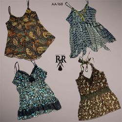 Y2K Erdtöne Cami Tops (AA-168)
