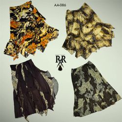 Y2K Dark Bloom Floral Poly Röcke (AA-086)