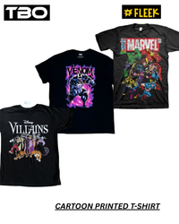 Cartoon bedrucktes T-Shirt