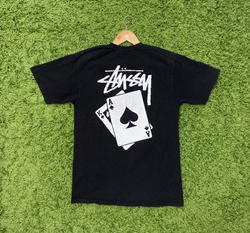 Stussy Überarbeitungsstil Karten T-Shirts