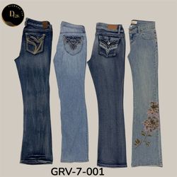 2000s Inspired Flared Jeans – Y2K Girl Essential (..