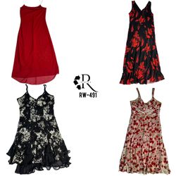 Y2K Date Night Blumen Sommerkleider (Rw-491)