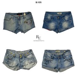 Y2K Britney Era Denim Shorts (RE-1570)