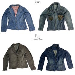Y2K Britney Era Blazer Denim Jackets (RE-1575)