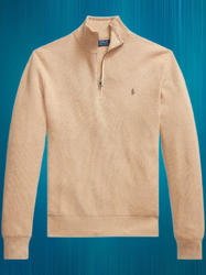 Polo Ralph Lauren pull à col zippé 1/4
