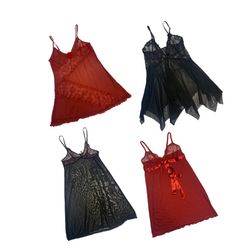 Y2K Romantic Gothic Mesh tops Mix