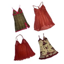 Y2K Romantic Mesh Tops Mix