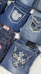 Y2K embroidered shorts