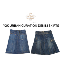JUPONS EN DENIM DE CURATION URBAINE Y2K