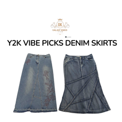 Y2K VIBE SÉLECTIONS JUPES EN JEANS