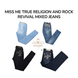 MISS Me True Religion et Rock Revival jeans mélang..