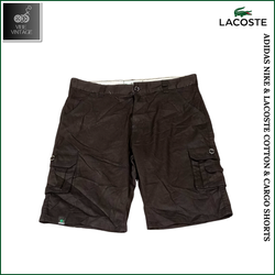 ADIDAS, NIKE & LACOSTE COTTON & CARGO SHORTS (BUND..