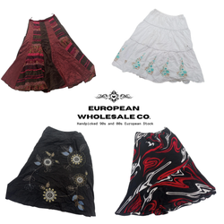 Saia Midi de Estéticas Mistas Europeias Y2K (EWC42..