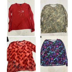 Blusa Vintage Top a maniche lunghe Rv006