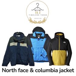 The north face & columbia jacket