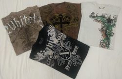CR4581 Vintage Men's Printed Skull T-Shirts