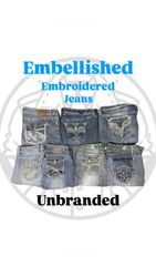 Embellished Embroidered Women Jeans